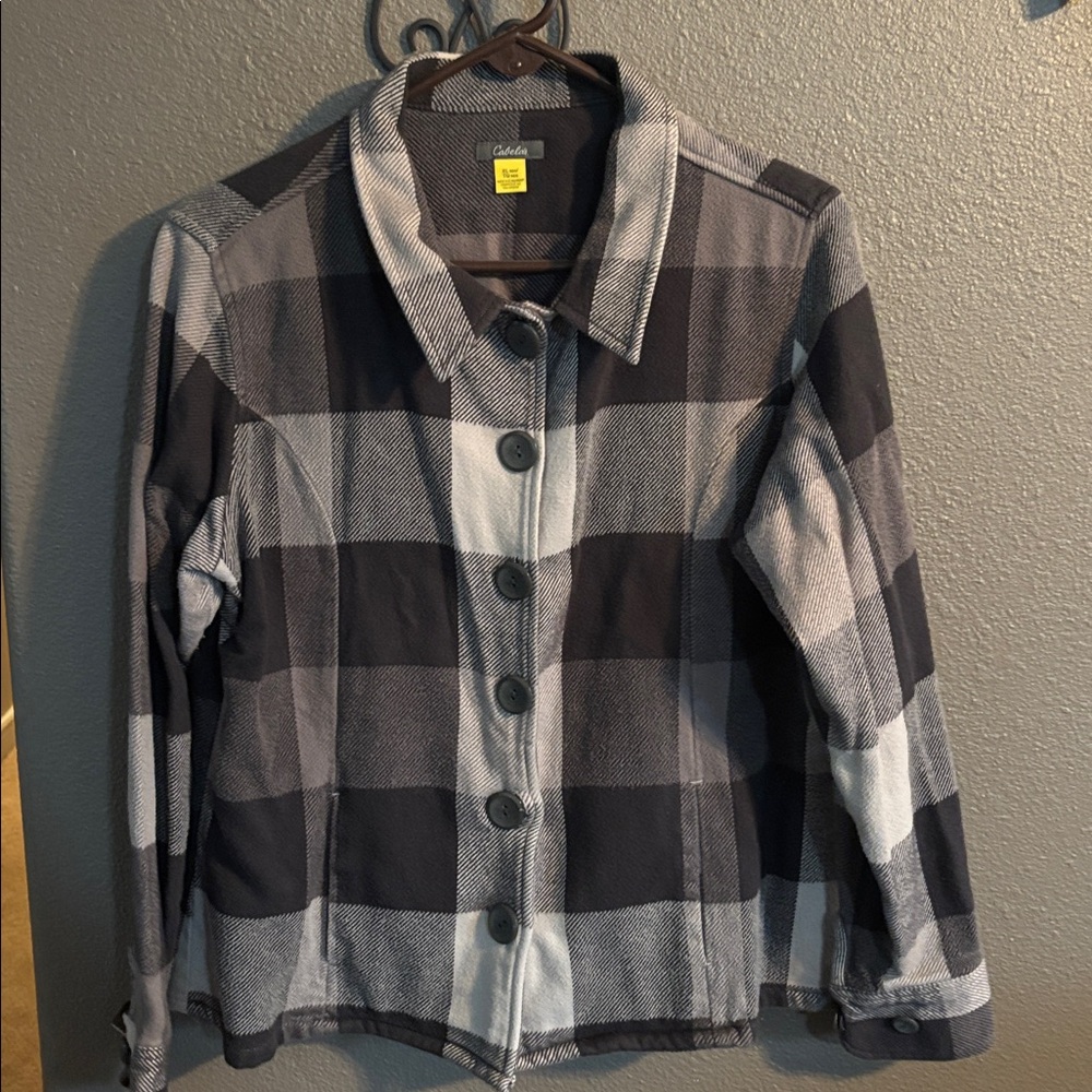 Cabela's Black and Gray Cotton Flannel